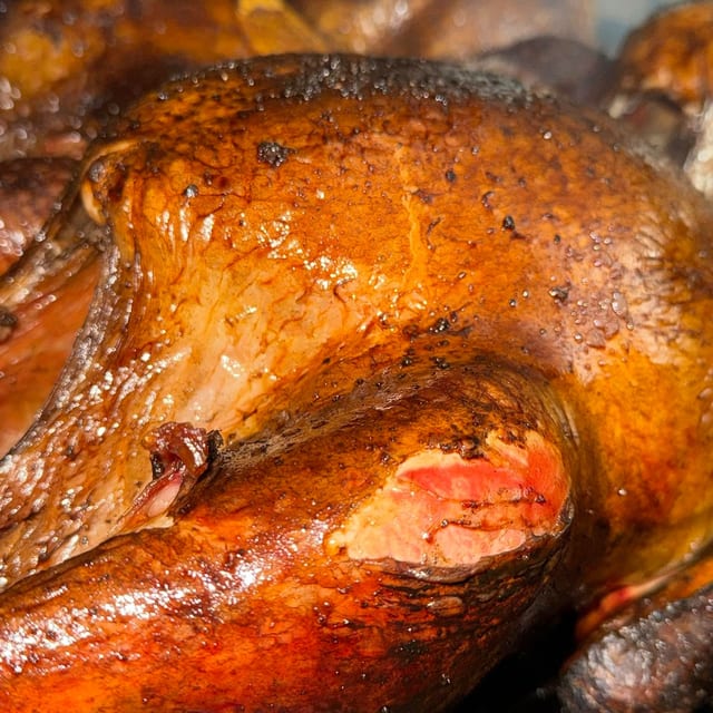 Smoked & Deep Fried Turkey.