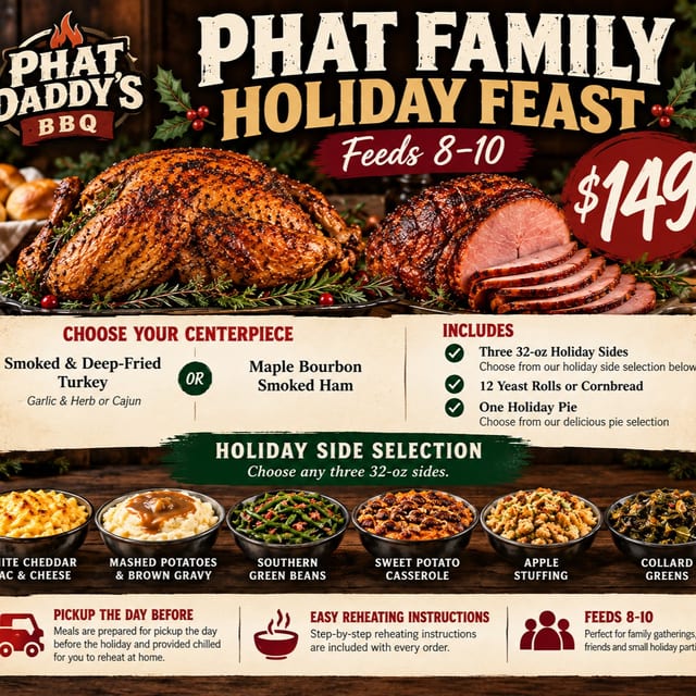 Phat Family Holiday Feast (8-10 people).