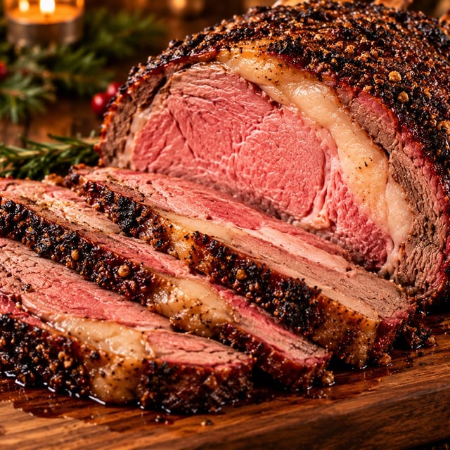 Smoked Prime Rib + Au Jus.