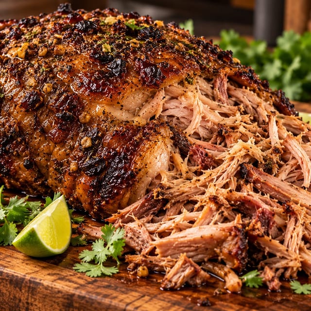 Puerto Rican Pernil.
