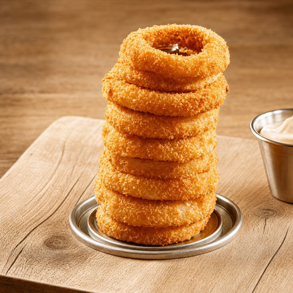 Beer Battered Onion Rings.