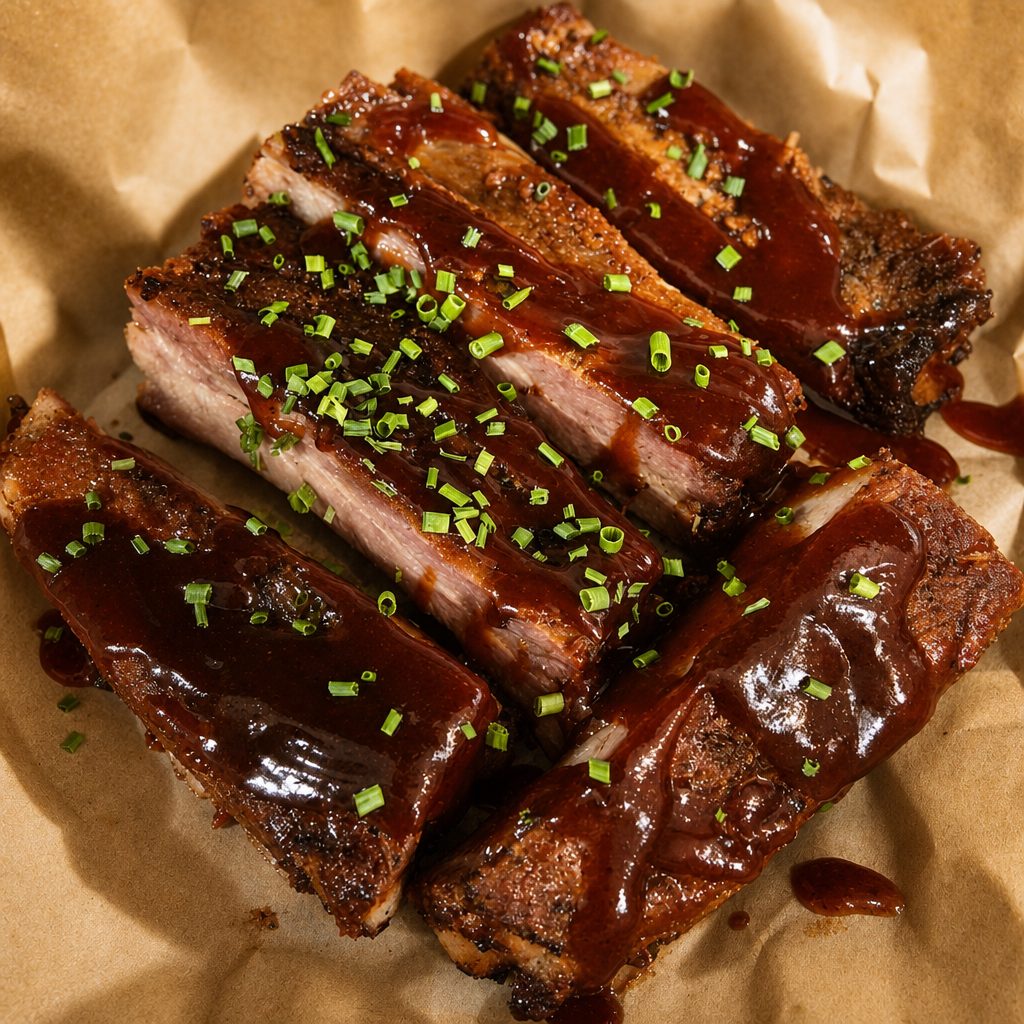 Half Rack and Fries.