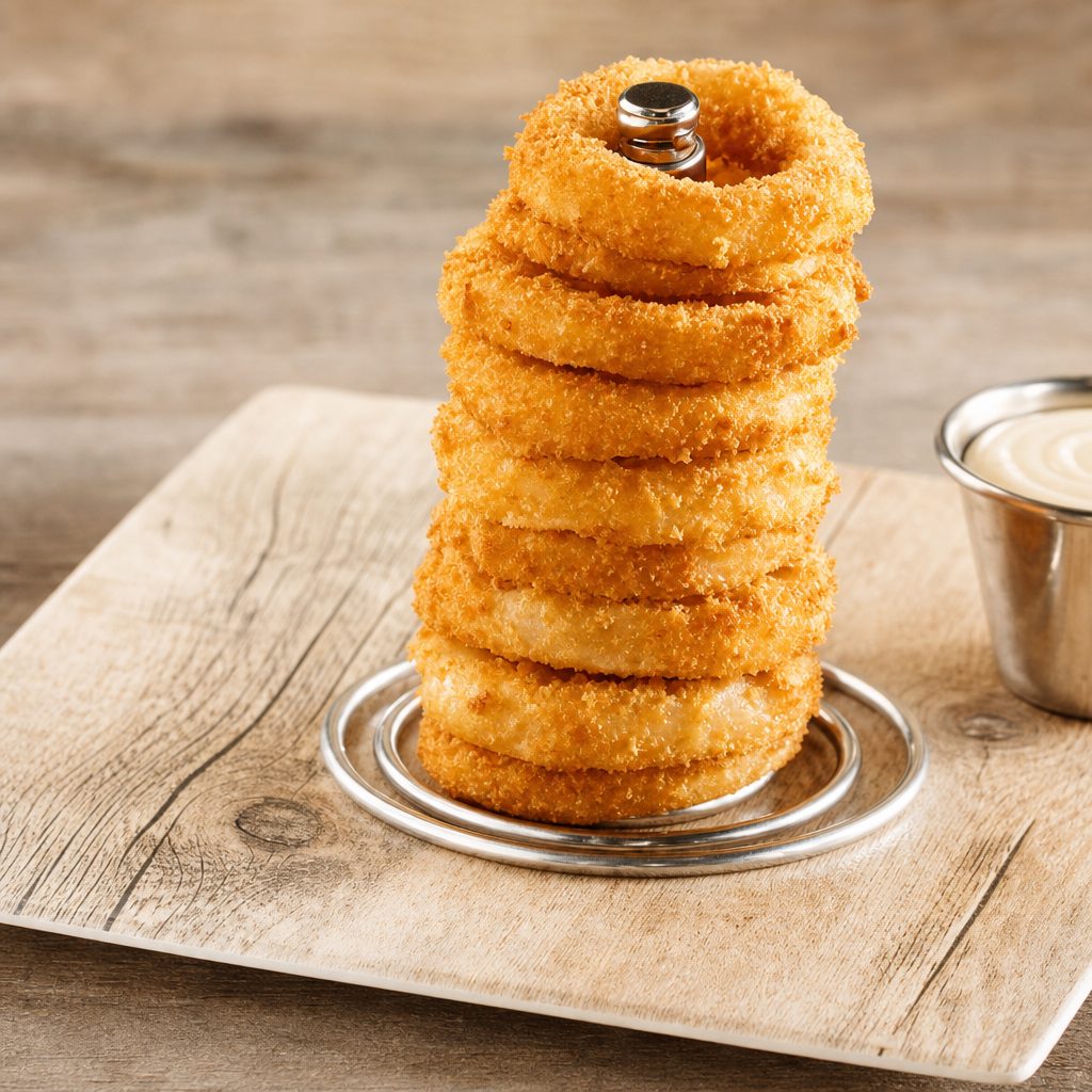 Beer Battered Onion Rings.