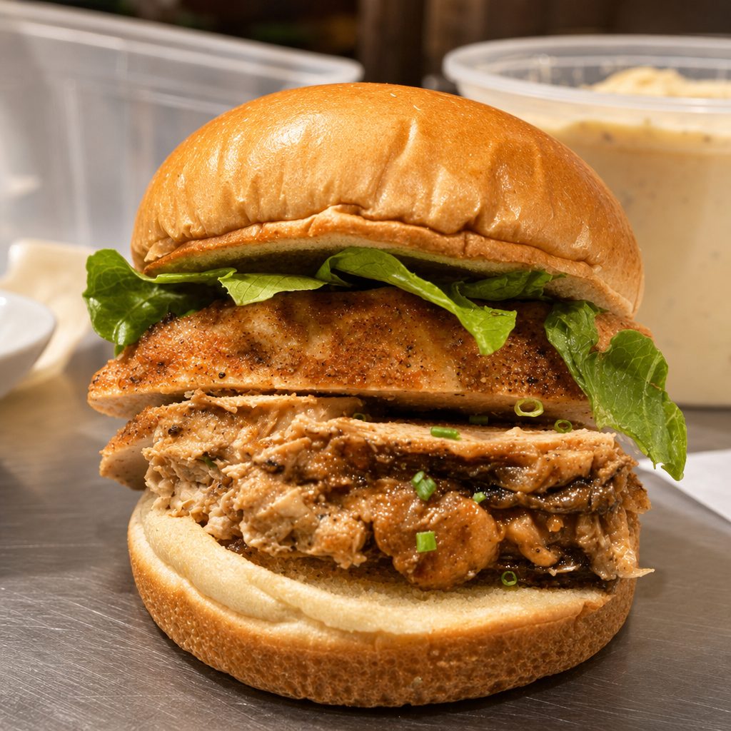 Grilled Chicken Sandwich.