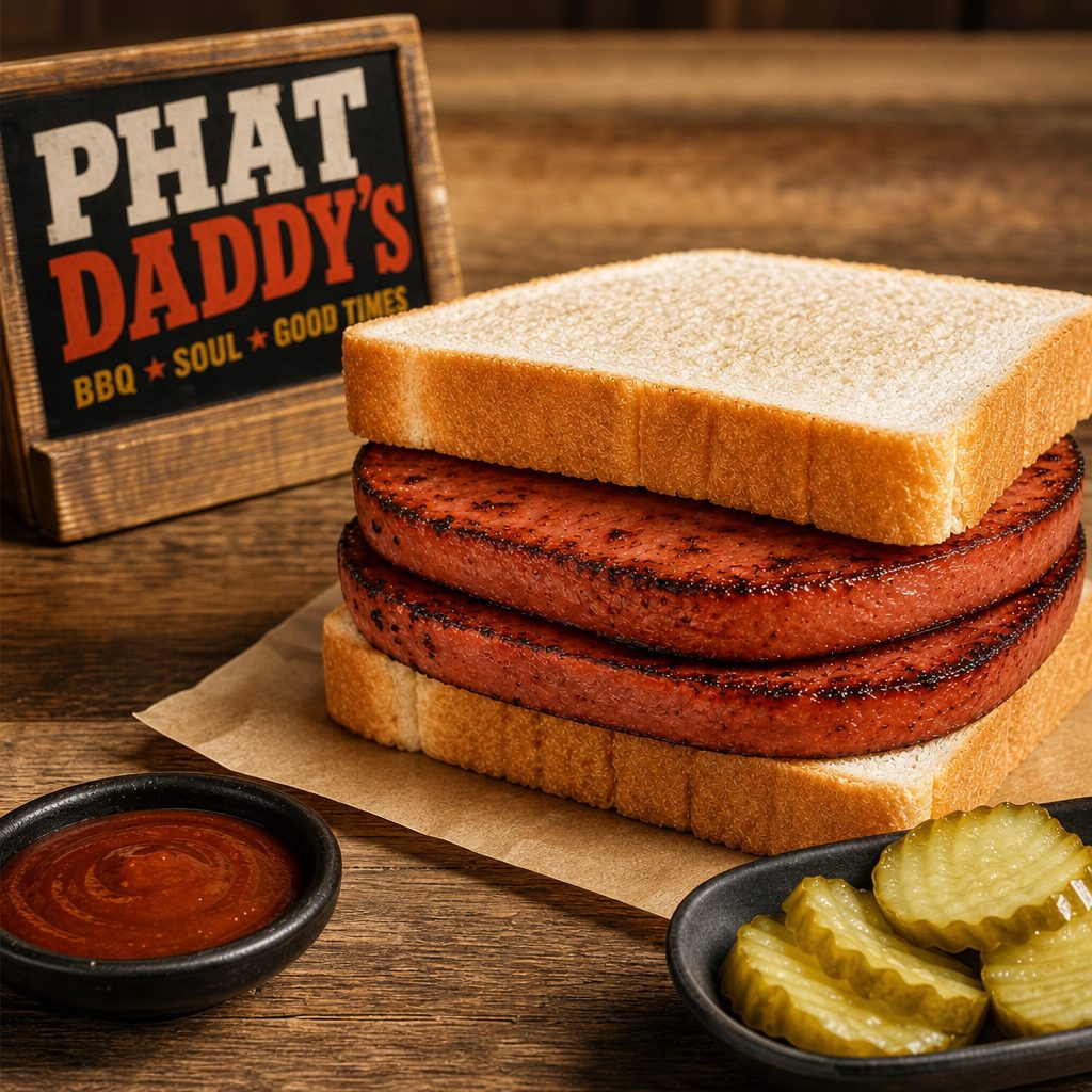Fried Bologna Sandwich.