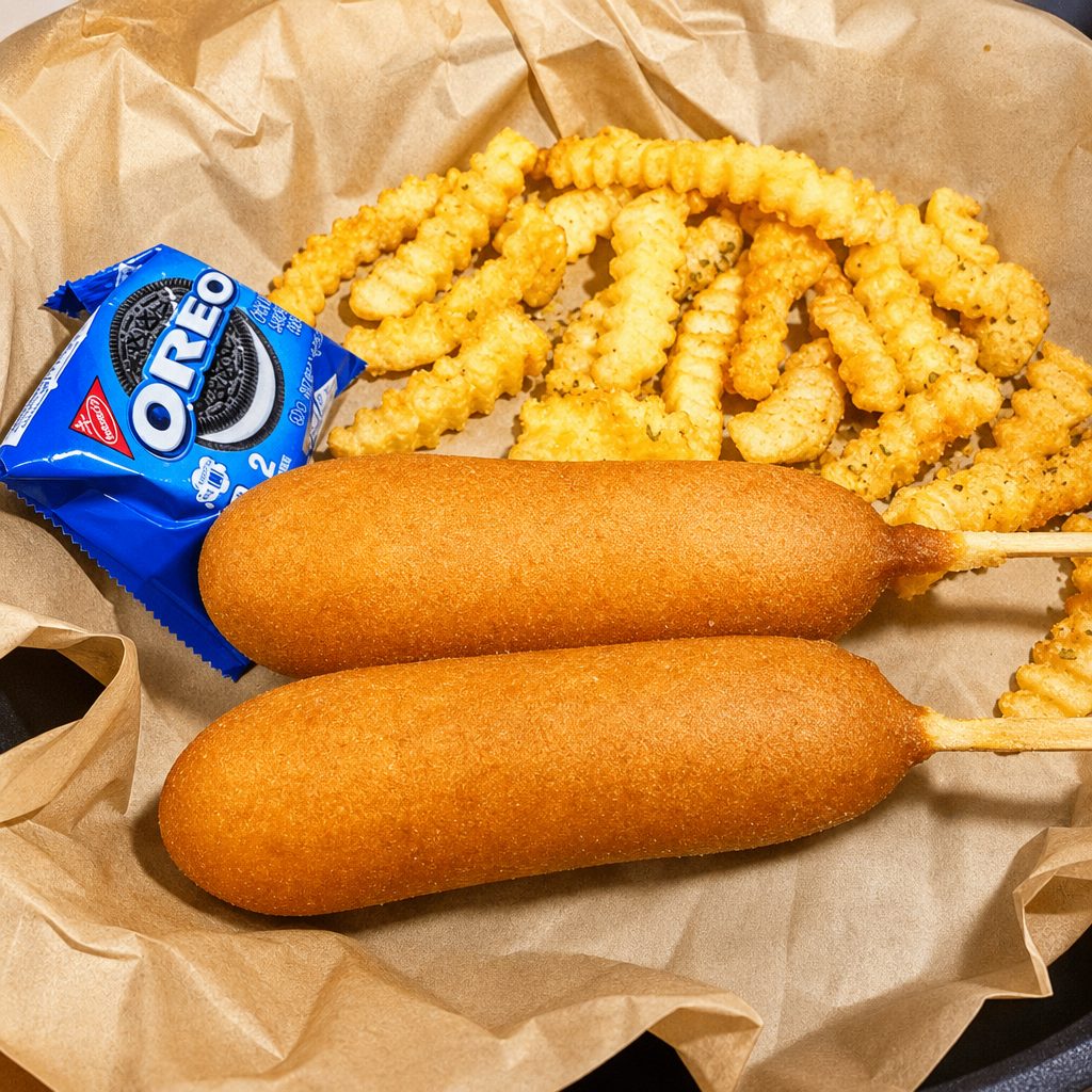 Corn Dogs (2) Kids Meal.